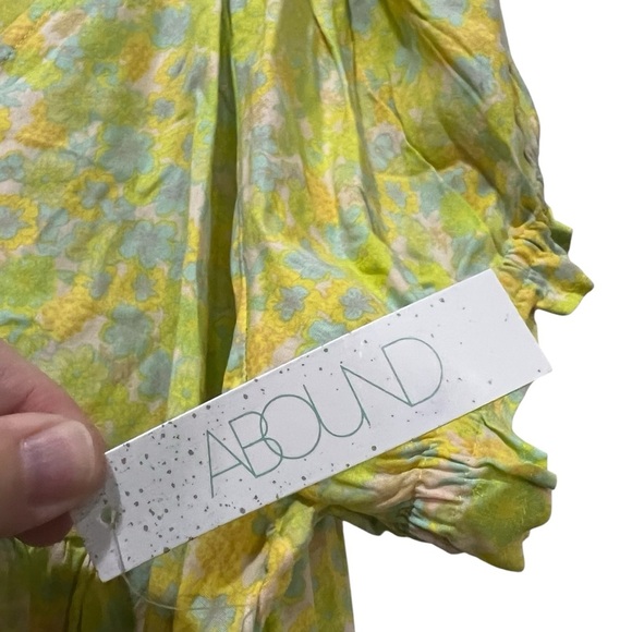 Abound 3X Floral V Neck Blouse Summer NWT B1 - Picture 3 of 6